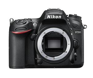 SLR Nikon D7200 Cuerpo de la cámara Digital, 24,72 megapíxeles, Construido en Wi-Fi, NFC, 8 GB SD 200x de Lexar Premium, Color: Negro [Tarjeta de Nikon: 4 años de garantía]