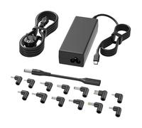 SLRIOYS 100W Cargador Universal Ordenador Portátil Tipo C 15 Conectores Compatible con HP DELL Lenovo Acer ASUS Toshiba Samsung MacBook Sony LG Fujitsu MSI Medion Chromebook Tablets Adaptador