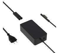 SLRIOYS 65W Cargador para Microsoft Surface Pro 3 4 5 6 7 7+ 8 9 10 X Surface Laptop 7/6/5/4/3/2/1 Surface Book 3/2/1 Surface Go 4 3 2 1 Tablet Windows Reemplazo de Cargador Portátil 5V Puerto USB