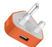 SLTX UK - Cargador de red USB, enchufe británico de 3 pines, 1000 mAh, muy rápido, cargador de pared universal de viaje USB