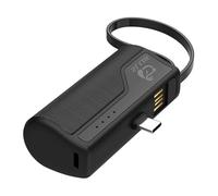 SLuB 5000 mAh - Powerbank Ultacompacta de Conexión Directa Carga rápida de 2A · Plug-and-Play · Doble Interfaz