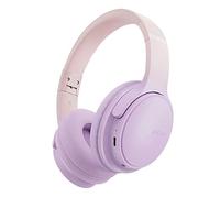 SLuB Auriculares Inalámbricos, Auriculares Bluetooth Plegables, Sonido Estéreo HD, Micrófono HD Integrado, 30H de Autonomía, para Móvil, PC, TV, Juegos, Exteriores, Oficina (Morado)