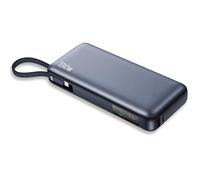 SLuB Power Bank 26800mAh Carga Rápida Triple | Salida PD 100W Estable Diseño Ultra Delgado y Ligero | Portabilidad Compatibilidad Total con iOS/Android/Windows（Negro）