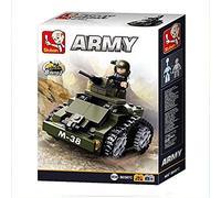 Sluban- Army-Armoured Car(151pcs), M38-B0587C, Multicolor