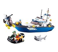 SLUBAN BRICKS, Police II Patrulla Marina 339 pzs Sluban Variety Juegos de construcción, Color no Aplica, Talla única (AJ M38-B0657)