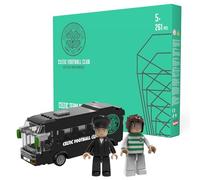 Sluban Celtic Football Club Team Bus - Juego de bloques de construcción con figuras de jugador y conductor, 261 piezas, a partir de 5 años