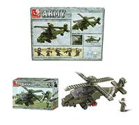 Sluban CONSTRUCCIӓN Set - Serie EJӉRCITO 2 - HELICӓPTERO Trasero