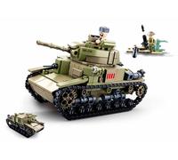 Sluban Italy Army - M14/41 Medium Tank 2 in 1