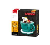 Sluban Garfield, Juego de construcción, Taza de café, 102 Piezas, Modelo M38-B1221B, para niños de 6 a 12 años