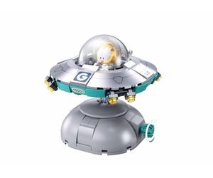 Sluban Garfield - Nave Espacial, Juego de construcción, 193 Piezas, rotación Manual, para niños de 6 a 12 años