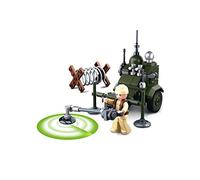 Sluban Juego de Bloques de construcción Mini Buscaminas WWII (88 Piezas) [B0678D], Juego de Bloques de sujeción, Soldados, con Figura de Juego, Army WWII Multicolor, SL07125