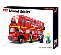 Sluban London Doppeldeckerbus M38-B0708 [Blanco] Bus, Color Multi Colou, Medium