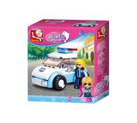 Sluban M38-B0600B Woman with Police Car, Multi-Colors