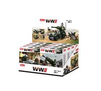 Sluban-M38-B0678 Ejército WWII-4 IN1 Army Display (8 Color Box), Mehrfarbig, M (M38-B0678)