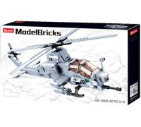 Sluban M38-B0838 Bricks Bloques De Construcción Helicóptero 482 Piezas NEU & OVP
