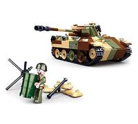 Sluban Sluban-M38-B0859 Subject_Character Wii-Medium Tank 2 en 1, Multicolor, (M38-B0859)