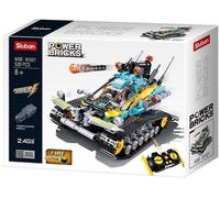 Sluban M38-B1021 Power Bricks Scorpio Scout RC Auto Con Control Remoto Motor OVP