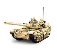 Sluban- Model Bricks-99A Main Battle Tank 2In 1 893pcs, M38-B0790, Multicolor