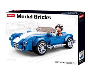 Sluban- Model Bricks-Cobra Gt40 Car(169pcs), M38-B0706A, Multicolor