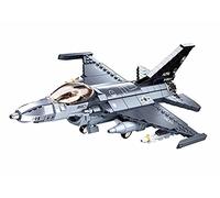 Sluban- Model Bricks-F-16C Falcon Fighter 521pcs, M38-B0891, Multicolor