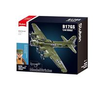 Sluban ModelBricks B17GS Bombardier Flying Fortress, Escala 1/44, 1270 Piezas, para niños de 6 a 12 años