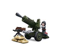Sluban SL07122 WWII Flak - Minikit de construcción (88 Piezas) [M38-B0678A], Juego de Bloques de sujeción, Soldados con Personaje, Army WWII, 4 años, Multicolor
