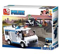 Sluban Sluban-M38-B0652 Construcción Policía 117piezas 29x24cm, Multicolor (SL0652), (M38-B0652)