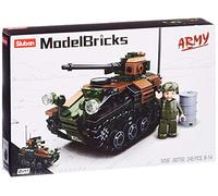 Sluban Sluban-M38-B0750 Wiesel Armoured Weapons Carrier 2in1, Multicolor, Large (M38-B0750)