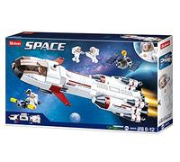 Sluban- Space-Saturn Expedition Rocket 468pcs, M38-B0925, Multicolor
