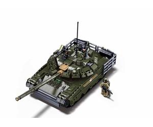 Sluban T-80BVMS M38-B1178 - Maqueta de Tanque Militar (Escala 1:35, 798 Piezas, 2 en 1)