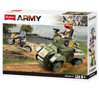 Sluban UK Army - MK2 Wheeled Armored Vehicle