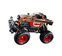 Sluban- Vehículo Todoterreno, Bigfoot Racing, Naranja/Negro, Color (M38-B1160)