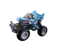 Sluban- Vehículo Todoterreno, Bigfoot, Tiburón Azul, Color (M38-B1163)