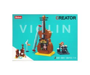 Sluban Wonders-Violin Shop 308pcs, Multicolor (M38-B0817)