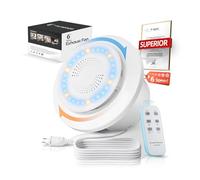 SLUELI Extractor de Baño de 150mm, Viento 2 Dir 6 Velocidades con Luz Indicadora. Actualizado Ventilación con 433 MHz Remoto. 2W Eficiente CC Motor, Fácil Instalar para Baño Lavandería Garaje