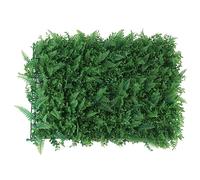 Sluffs Artificial Plants Grass Wall Panel, Artificial Hedge Panels Green Wall Privacy Fence Indoor Outdoor Garden Backyard Party Wedding Wall Decor (Type 2)