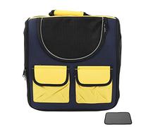 Sluffs Cat Backpack Carrier, Pet Backpack Foldable Breathable Large Space Portable Travel Doghouse for Traveling Hiking for Small Dogs Cats Puppies