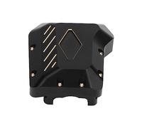 Sluffs Differential Cover RC Tracked Vehicle RC Differential Cover Black Brass axle Cover Resistant and Wear-Resistant RC Column Replacement Part