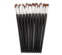 Sluffs Ended Makeup Brushes by Eyeshadow Tools for Blending, Mini Nose Contour Brush, Synthetic Under Eye Concealer Brush.