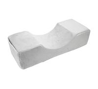 Sluffs Eyelash Extension Velvet Lash Pillow Beauty Salon Memory Foam Neck Pillow for Lash Extension Grafting Up(Silver Gray Flocking)