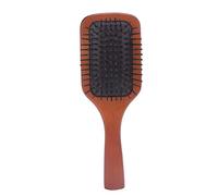 Sluffs for All Hair Types Scalp Massage Brush with Wooden Bristles Gentle Detangling for Thick Thin Curly Straight Hair Improve