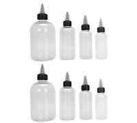 Sluffs Ink Empty Bottle PET Pigment Container Twist Cap Supplies for Home Use