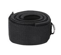 Sluffs Leg Strap, Cotton Black 2D Ring Elastic Rope Ankle Thigh Fitness Exercise Legs Cuff Adjustable Strength Training Accessories