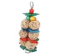 Sluffs Parrot Chewing Toy Colorful Hanging Bird Climbing Bite Toy for Budgies Parakeet for Small Parakeets, Cockatiels, Conures, Finches, Budgie, Parrots, Love Birds