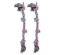 Sluffs Pet Bird Chew Cotton Rope Toys Parrots Biting Climbing Toys Cage Pendant Accessory for Parrot, Parakeet, Budgie, Lovebird, Cockatiel