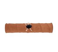 Sluffs Pet Cat Straight Tunnel with Attractive Cartoon Design, Two-Way Tube Indoor Toy to Pass The Time