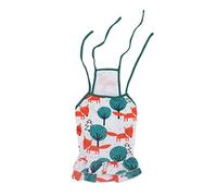 Sluffs Pet Summer Dress Watermelon Print Sunscreen Dog Strap Skirt Spring Summer Comfortable Sunscreen Hat Protective Clothing (L)