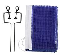 Sluffs Pong Net with Clamp, Professional Table Tennis Net and Post Set, Adjustable Training Practice Mesh, Portable Grip Holder Clip Equipment, Accessories for Indoor Outdoor