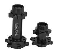 Sluffs RC Motorcycle Wheel Hex Hubs Aluminum Front Rear Wheel Hex Hub for LOSI 1/4 Promoto MX Electric Motorcycle Modification Upgrade (Black)