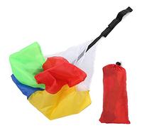 Sluffs Running Parachute, Children Colorful Umbrella Safe Physical Training Parachute Power Umbrella for Freeweight Running Strength Exercise